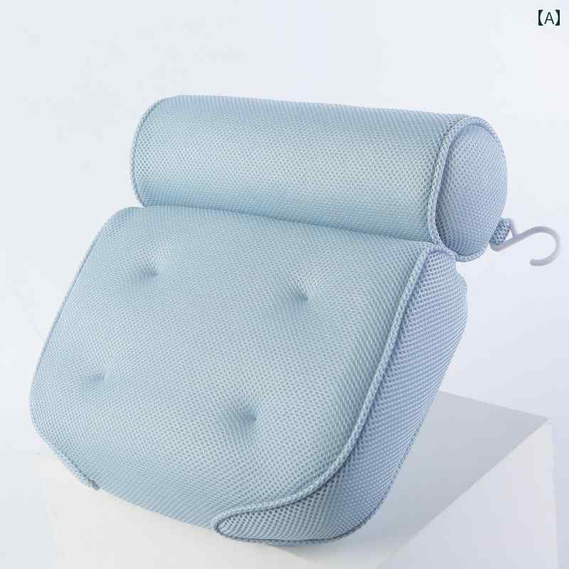 バスタブ ピロー 枕 浴槽 クッション 防水 滑り止め マット 背もたれ 快適 ヘッドレスト まくら お風呂 リラックス スパ 首