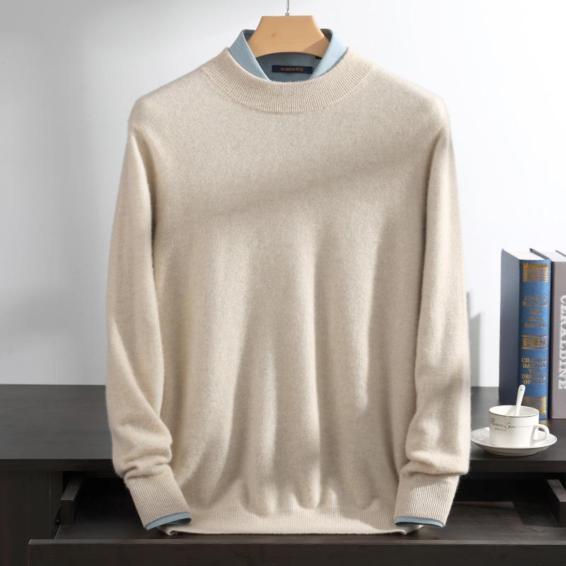 ニット メンズ セーター タートルネック 長袖 無地 秋冬 トップス プルオーバー カットソー S M L XL XXL XXXL 煙灰藍 青絨米 紫絨駝 布朗灰 鯨魚灰 神秘黒 銀河灰 酒紅 藏藍色