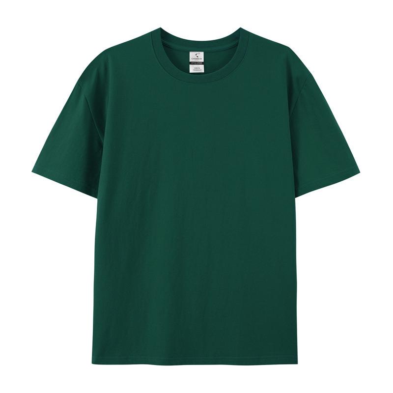 Tシャツ メンズ 男性用 トップス カットソー 精梳綿 無地 厚手 カジュアルスタイル 白 黒