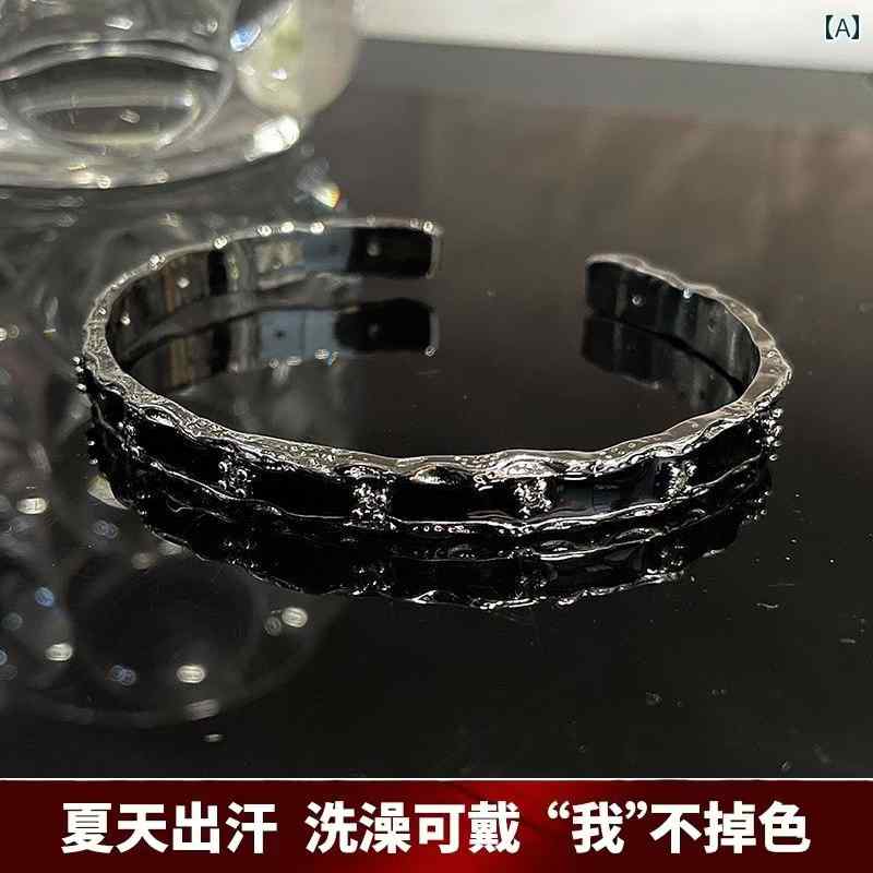 男性用 ダーク ブレスレット 女性 豪華 ニッチ 冷たい スタイル シンプル 多用途 カップル ハンド ジュエリー.オシャレ 5,649円