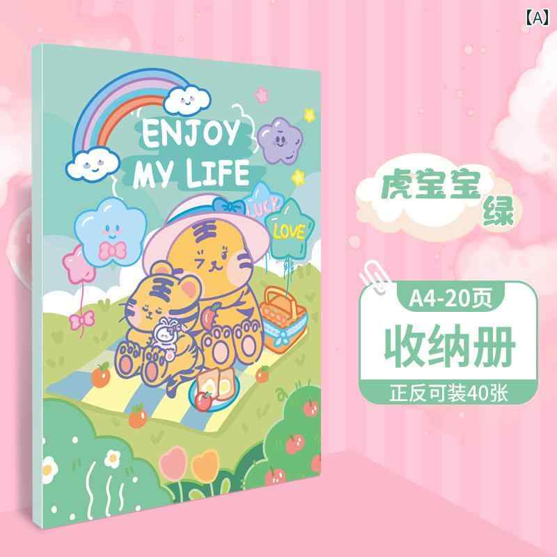 A4 フォルダー 透明 インサート データ ブック 多層 学生 文具 テスト 用紙 収納 バッグ ファイル 整理 オフィス 用品 ルーズリー ォ ルダー 出生前 検査 スコア 賞品 コレクション