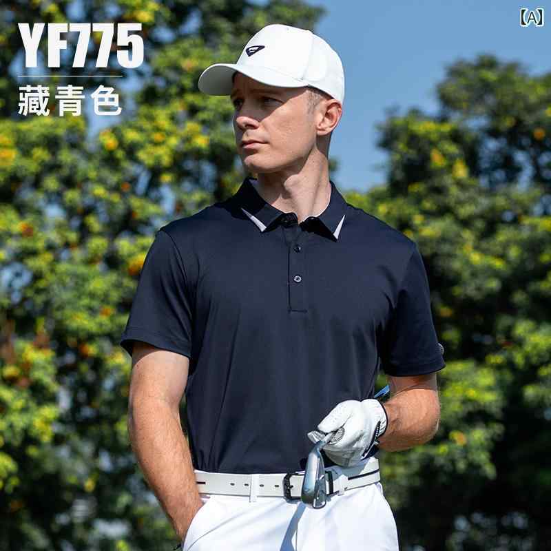 2025 ゴルフウェア メンズ 半袖 Tシャツ 夏 通気性 速乾性 AAA性 トップス ポロシャツ.カラフルカラーオシャレ