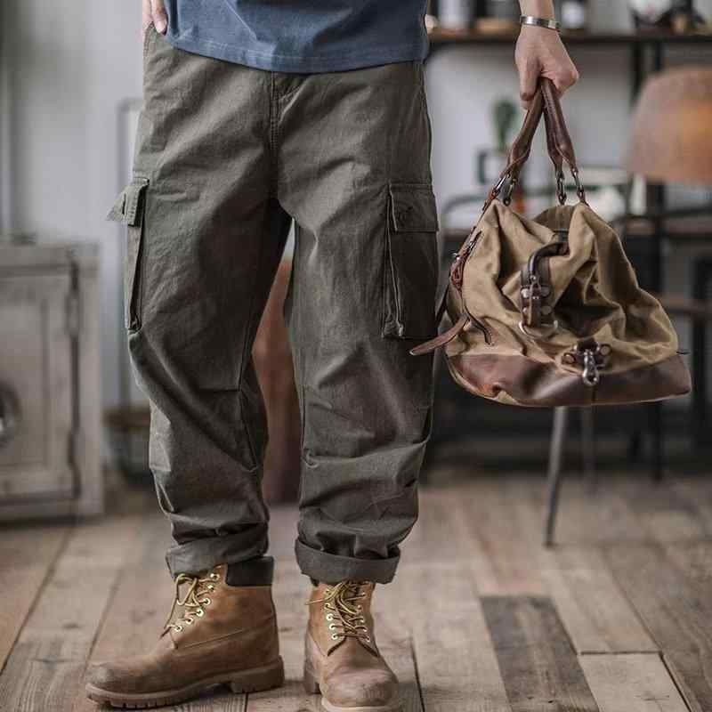 パンツ 男性用 ワークパンツ カーゴパンツ ワイド 薄手 グレー 緑 普段使い