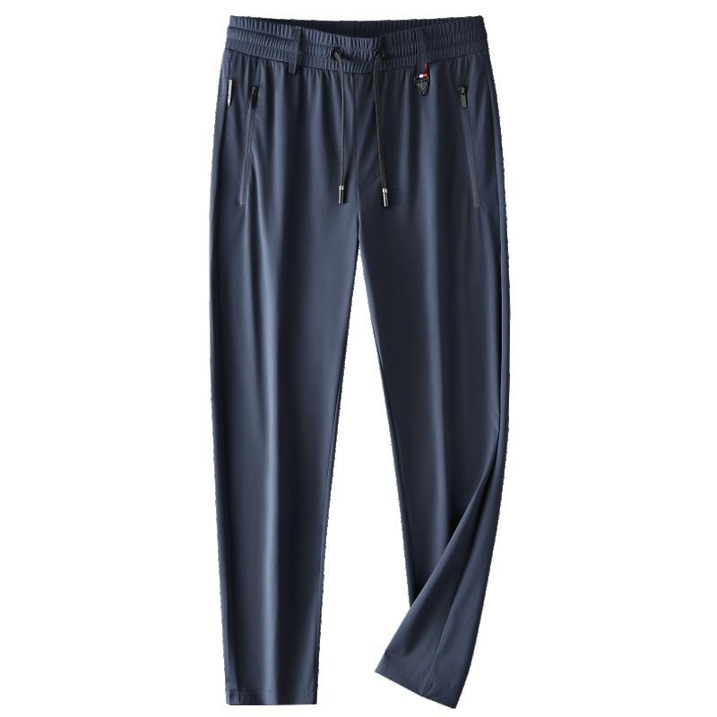 パンツ メンズ 男性用 9分丈パンツ 接触冷感 薄手 大きいサイズ リラックスパンツ 速乾性 ストレート イージーパンツ 部屋着 ルームウェア 普段使い 春夏 伸縮性 スポーツ アウトドア