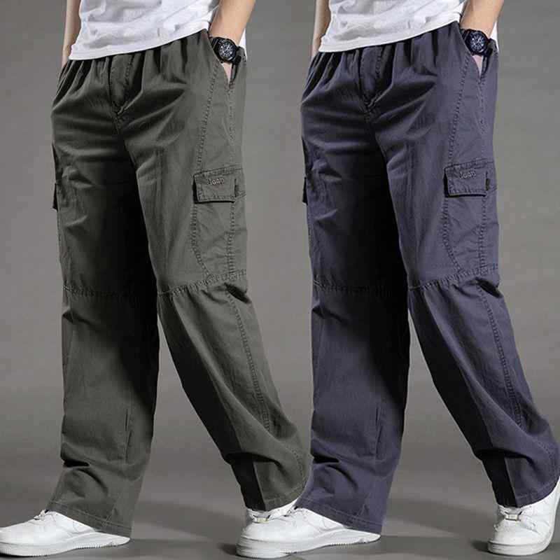 ズボン メンズ 男性用 大きいサイズ ゆったり ワークパンツ カーゴパンツ ストレート 厚手 春秋冬 普段使い アウトドア