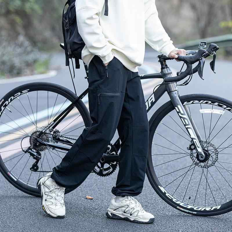 パンツ メンズ アウトドア 速乾性 防水 ズボン ストレート カジュアルパンツ カーゴパンツ ミリタリースタイル 春 スポーティ ウェア