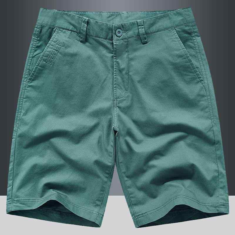 ハーフパンツ メンズ 男性用 5分丈 コットン テーパードパンツ 無地 伸縮性 薄手 普段使い 部屋着 春 ビジネス カジュアル ブルー グレー ブラック ホワイト カーキ 孔雀緑 アーミーグリーン