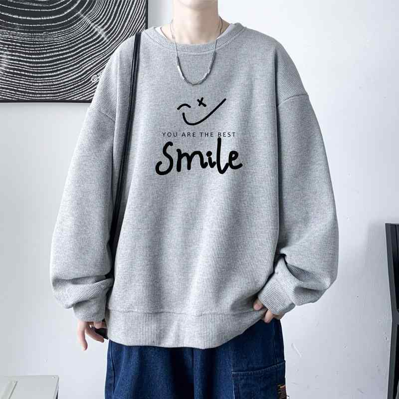トレーナー キッズ 男の子 春秋 長袖 Tシャツ 12-15歳 中学生 高校生 幾何学柄 プリント プルオーバー トップス 13歳 14歳 大童 カジュアル 普段着