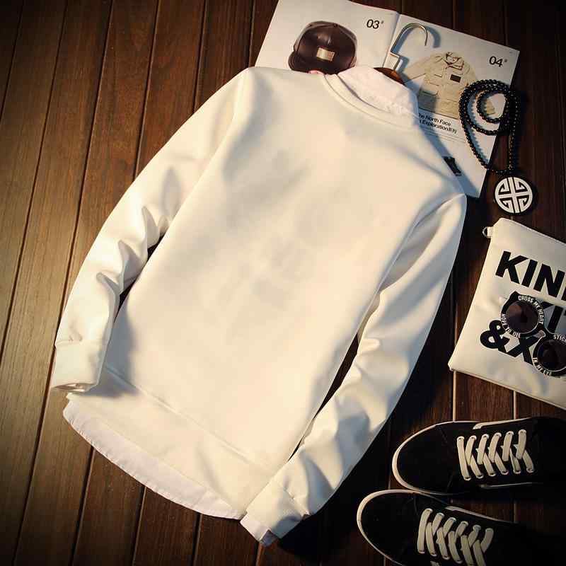 スウェット メンズ 男性用 プルオーバー トップス トレーナー 長袖 ポリエステル プリント柄 春秋 ビッグサイズ ホワイト ブラック ネイビー