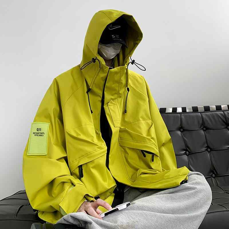 ジャケット メンズ ブルゾン 春秋 大きいサイズ ゆったり ミリタリー ワークジャケット ジャンパー アウトドア 登山 ブラック グリーン ブラウン 5,118円