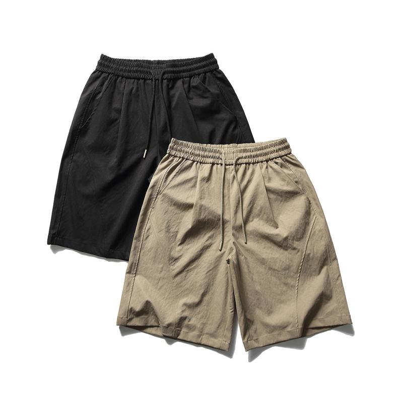 ハーフパンツ メンズ 男性用 カーゴパンツ ワークパンツ ショートパンツ 無地 ?松 カーキ ブラック
