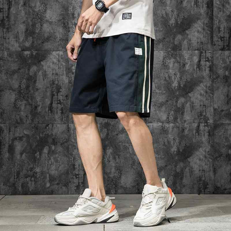 ハーフパンツ メンズ 5分丈 スポーツ 短パン ゆったりサイズ 接触冷感 通気性 普段使い 部屋着 ルームウェア 涼しい 運動着 紺色