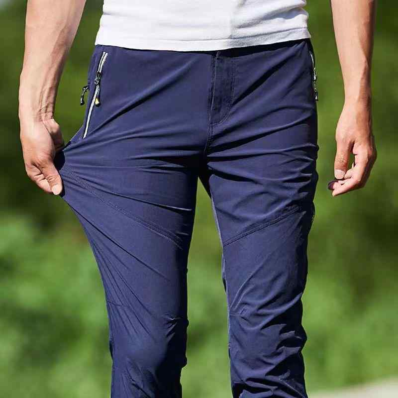パンツ メンズ レディース 速乾パンツ アウトドア 登山パンツ 薄手 防水 ストレッチ ロングパンツ スキニー 春 スポーツ ミドルウエスト ブラック ブルー ネイビー(x10)