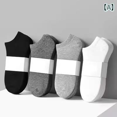 靴下 メンズ 吸汗 防臭 通気性 ショート ソックス 秋冬 ロング ミドル 無地 シンプル まとめ買い ビジネス 学生 コットン