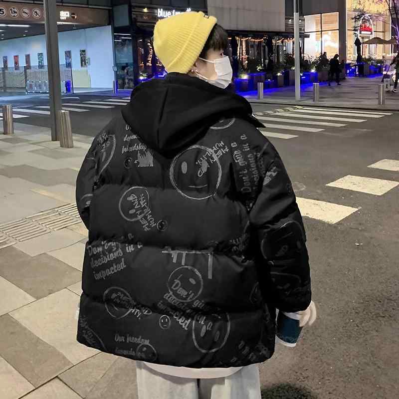 羽?服 メンズ 防寒 アウター フード付き 白?? 暖かい 撥水 防風 10代 20代 30代 黒 ブラック 白 ホワイト ポリエステル 秋冬