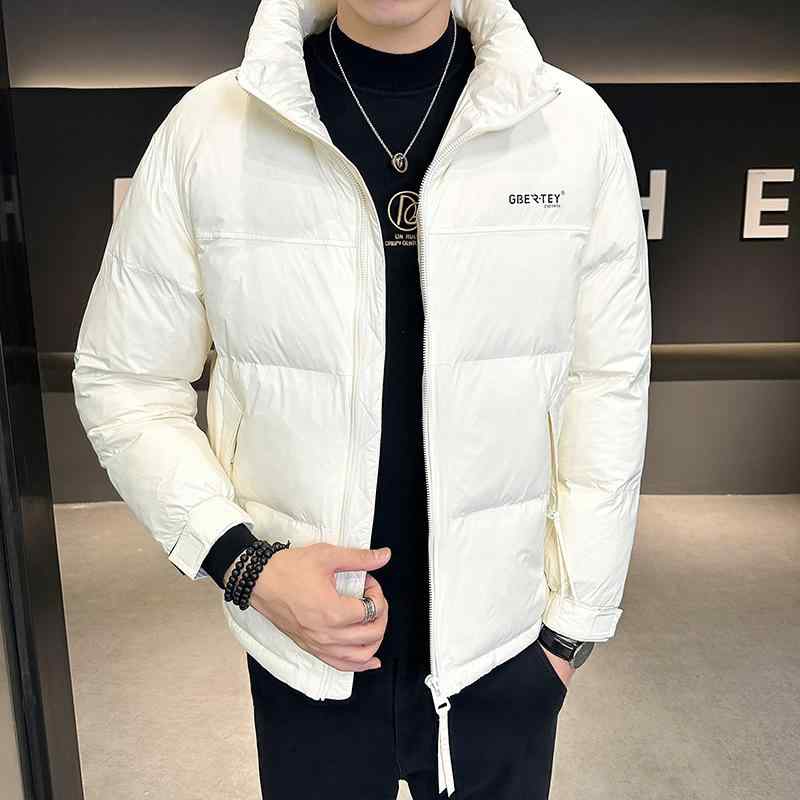 ダウンジャケット メンズ 男性用 ショート丈 秋冬 防寒 暖かい スタンドカラー カジュアル アウター