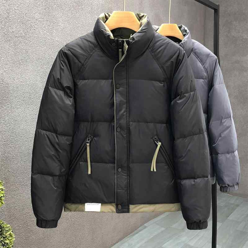 羽?服 メンズ 成人男性用 秋冬 加厚 アウター 保温 生あたたかい 遊撃手丈 黒 黒いこと 大?