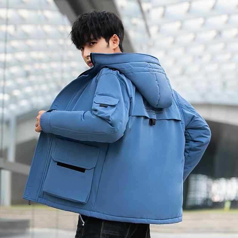 落ち込む上衣 メンズ 成人男性用 中綿 朦々たる 立襟 白 アフター 運動競技 アウトドア 秋冬(x2)