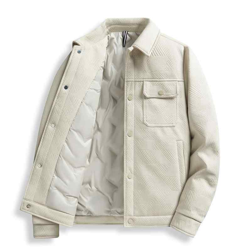 羽?服 メンズ 成人男性用 冬期 生あたたかい 50% ?? アウター 濫りがわしい 翻? 抗寒 防寒 普段使い走り デイリー 黒いこと カーキ 緑であること ポリエステル