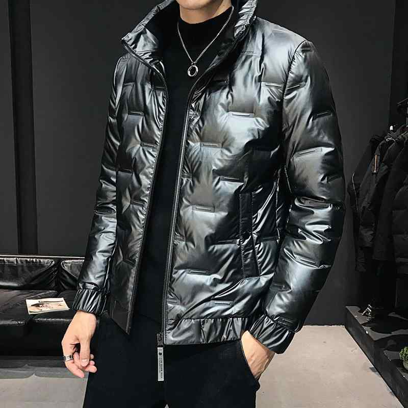 羽?服 メンズ ダウンジャケット ショート丈 フード付き 冬季 防寒 暖かい 白ダックダウン アウター ポリエステル ブラック グレー スポーティー