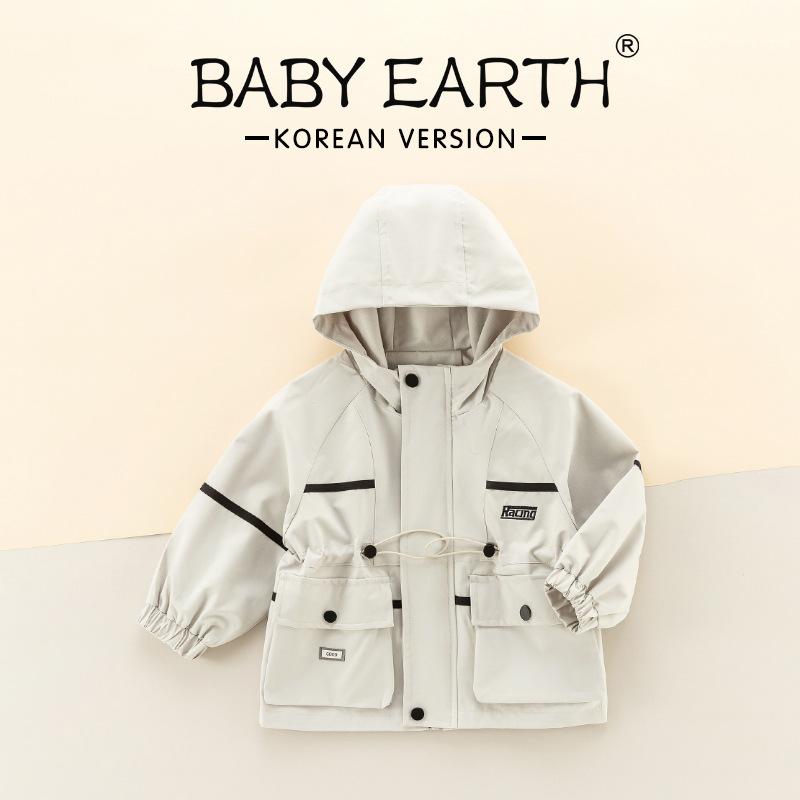 子供服 アウター 子供用 ウィンドブレーカー フード付き ジャケット 秋冬 撥水 防風 90cm 100cm 110cm 120cm 130cm