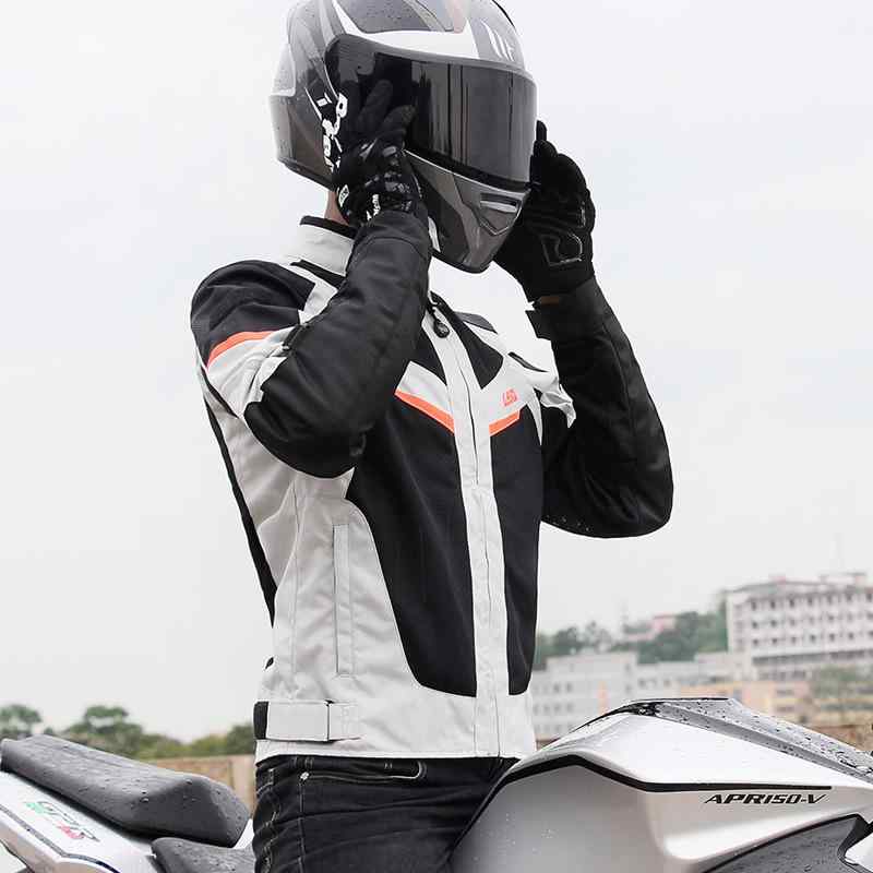 自動二輪車 メンズ 夏用 メッシュ 通気 擬装 オックスフォード出どころ 雨合羽 ライダース 上衣 成人男性用 自動二輪車 御召しもの 黒 黒いこと 薄墨色 オレンジ色(x3)