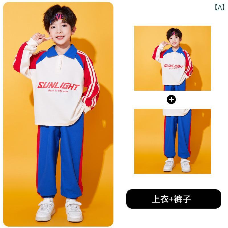ダンス衣装 キッズ 子供用 チアリーディング ウェア 上下セット パンツ スカート ソックス ヘアバンド 運動会 発表会 団体服 幼稚園 小学生 綿