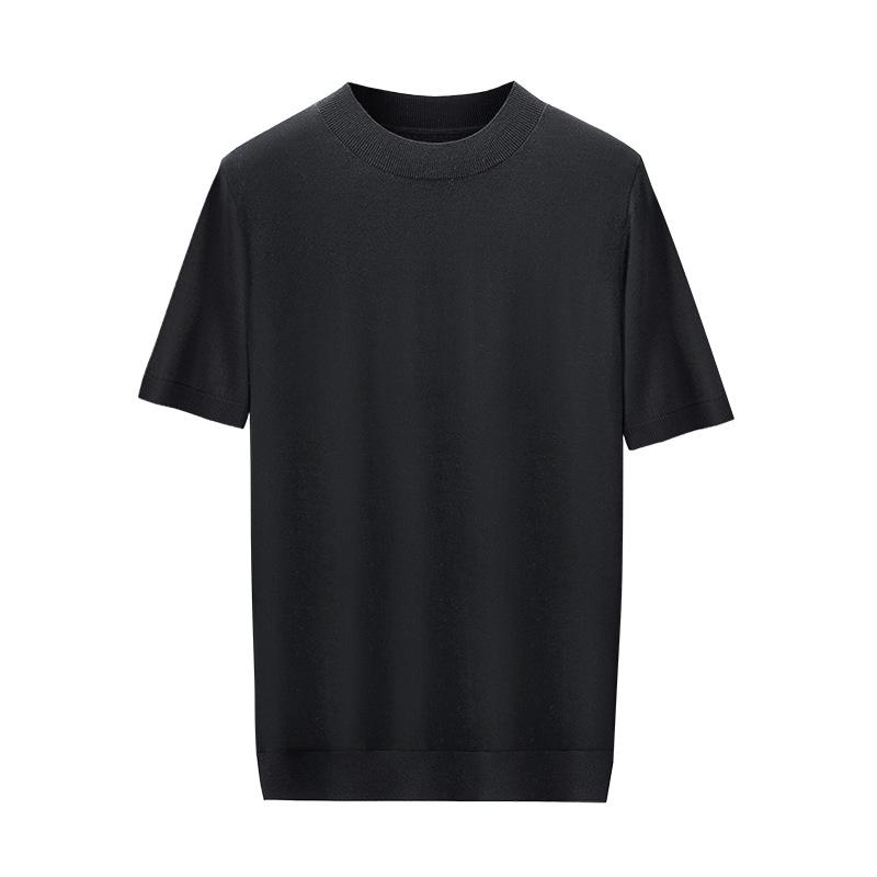 ニット メンズ 男性用 メリノウール 薄手 半袖 Tシャツ 春秋 洗える ウォッシャブル カットソー インナー トップス ラ�
2000
��ンドネック