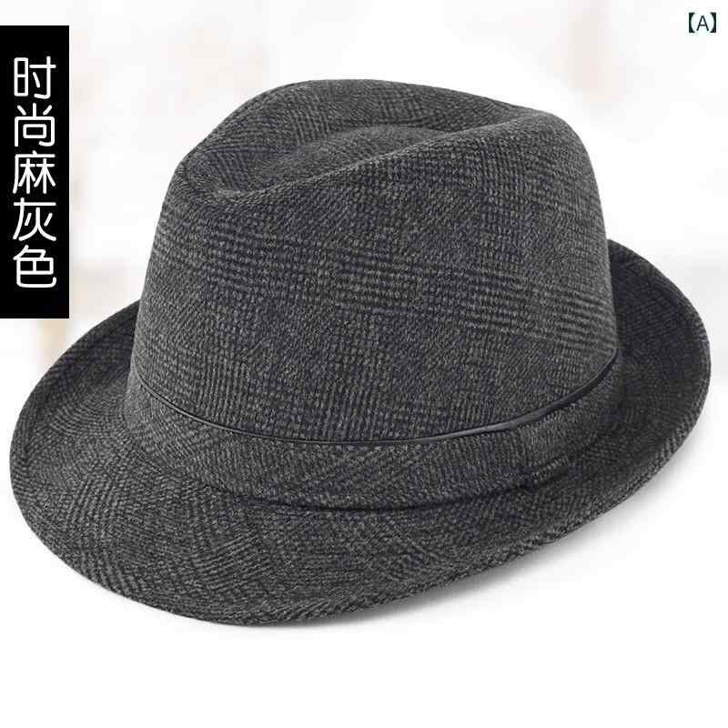 高齢者の メンズ ハット 男性の 暖かいの 厚手 春秋60代の 帽子 秋冬 .カラフルカラーオシャレ.シンプルスタイル