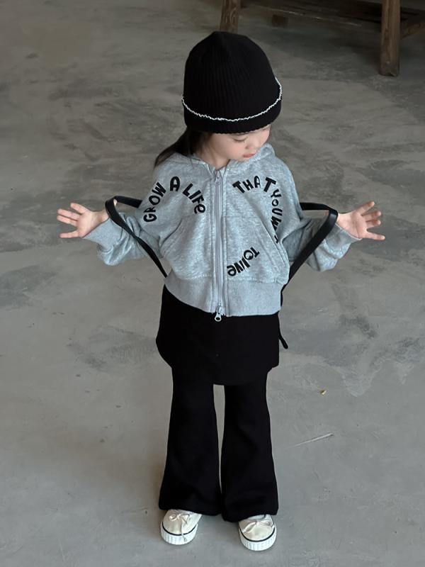 子供服 スウェット パーカー 秋冬 女の子 ダブルジップ ジャケット フード付き トップス 長袖 綿 柔らかい 90cm 100cm 110cm 120cm 130cm 140cm 150cm