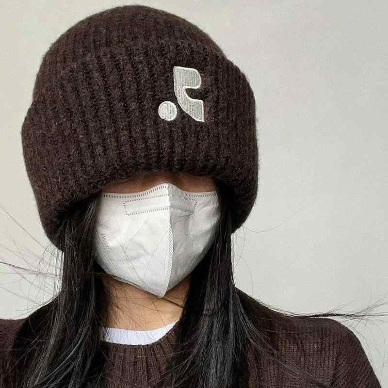 ニット帽 メンズ レディース 防寒 帽子 秋冬 大きめサイズ 暖かい ケーブル編み ビーニー 無地 ブラック ホワイト グレー(x2)