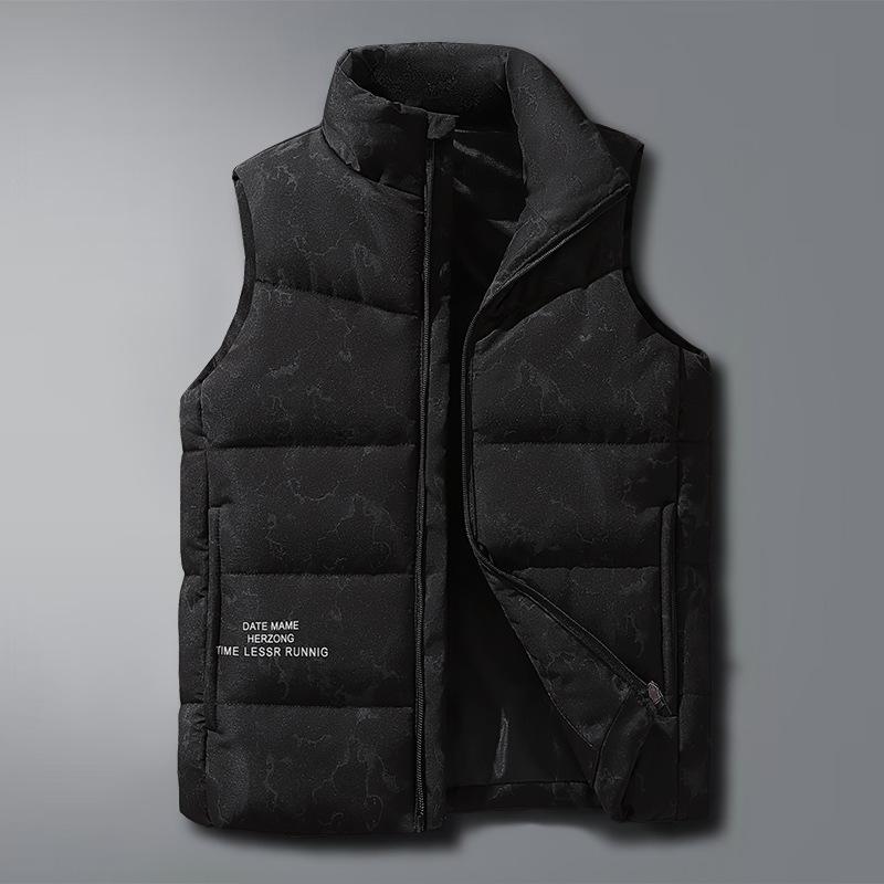 ベスト レディース メンズ 秋冬 羽毛 コットン 中綿 スタンドカラー コーデュロイ 黒 白 赤 ピンク 紫 M L XL 2XL 3XL 4XL 5XL 6XL