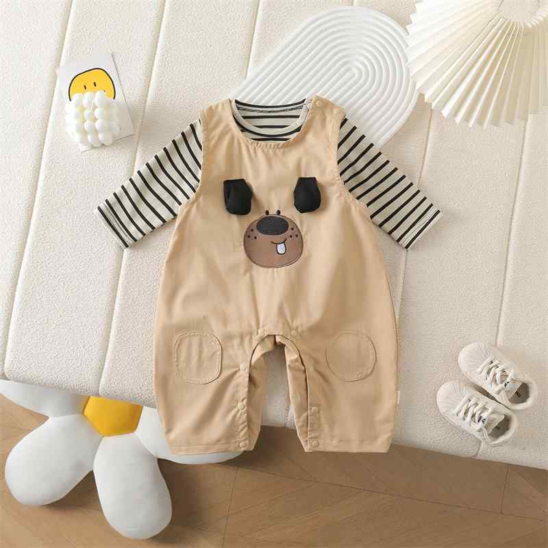子供用セットアップ 春秋 パンツセット 男の赤ちゃん トップス ベスト 長ズボン 上下2点セット 綿 カートゥーン
