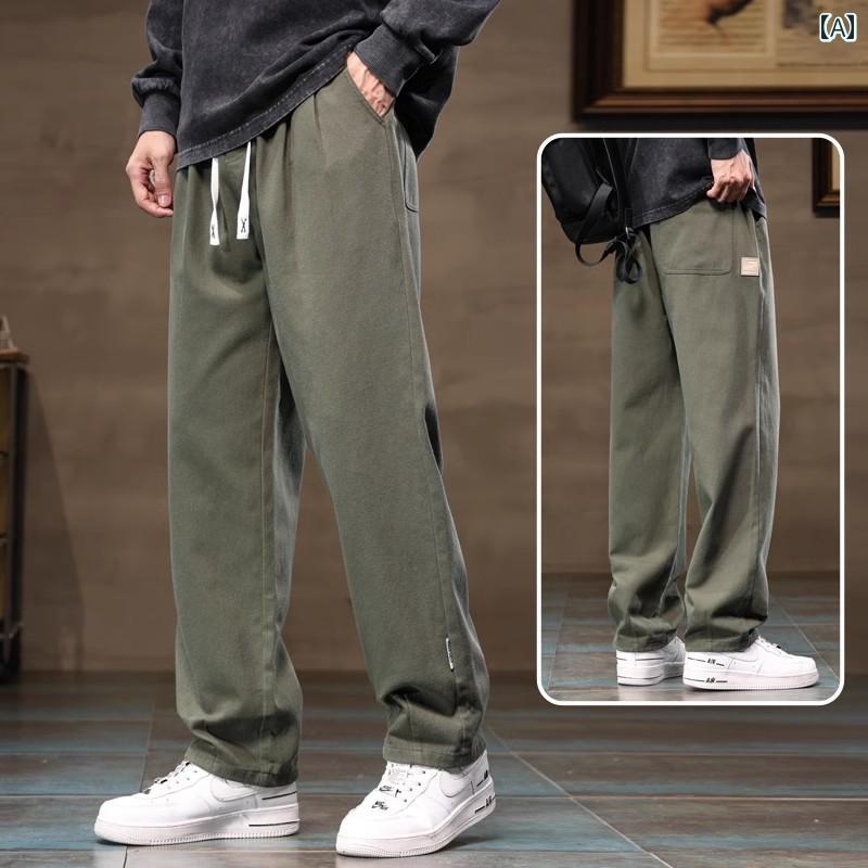 オーバーオール メンズ 2025 ゆったり ストレート パンツ マチェット 夏 薄手 綿 男の子.カラフルカラーオシャレ
