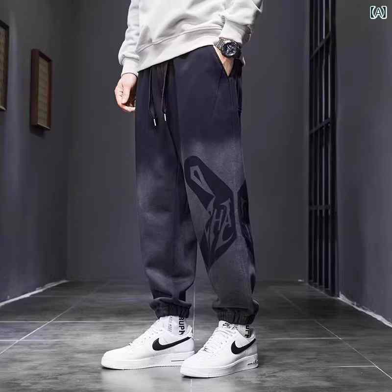 カジュアル パンツ メンズ 秋冬 メンズパンツ ス ファット プラスサイズ フリース 厚手 スウェットパンツ.カラフルカラーオシャレ 6,699円