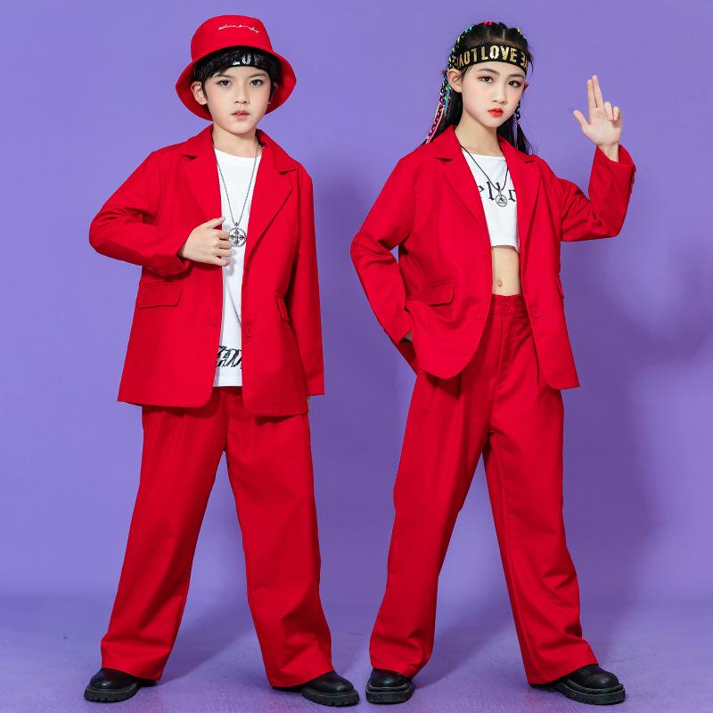 ダンス衣装 キッズ ストリートダンス スーツ セットアップ 子供 POPS ダンスウェア 男の子 女の子 演出服 舞台衣装 110cm～190cm(x2) 7,874円