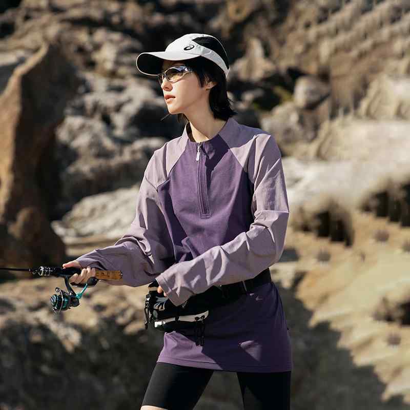 Tシャツ メンズ アウトドア スポーツ 速乾 長袖 トップス 春夏 秋 ?松 配色 切り替え Tシャツ ポリエステル 接触冷感