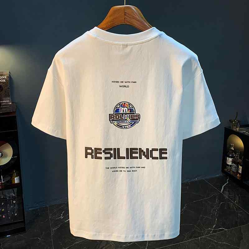 Tシャツ メンズ 男性用 半袖 コットン ビッグシルエット プリントTシャツ カットソー トップス ルームウェア 普段使い カジュアル 春夏