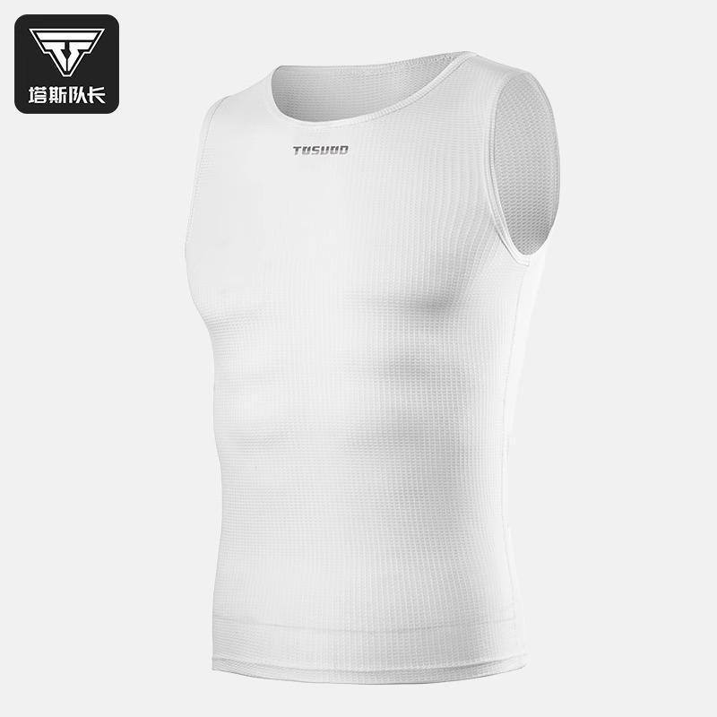 メンズ サイクリングウェア 速乾性 ノースリーブ Tシャツ 男性用 ロードバイク インナーシャツ スポーツウェア 接触冷感 通気性 伸縮性 ランニング 登山