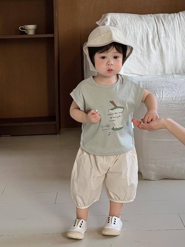 ベビー服 上下セット ノースリーブ ショートパンツ 夏物 薄手 子供服 男の子 幼児 1歳 2歳 3歳 綿 70cm 80cm 90cm 100cm かわいい カートーン柄 普段着 部屋着 4,558円