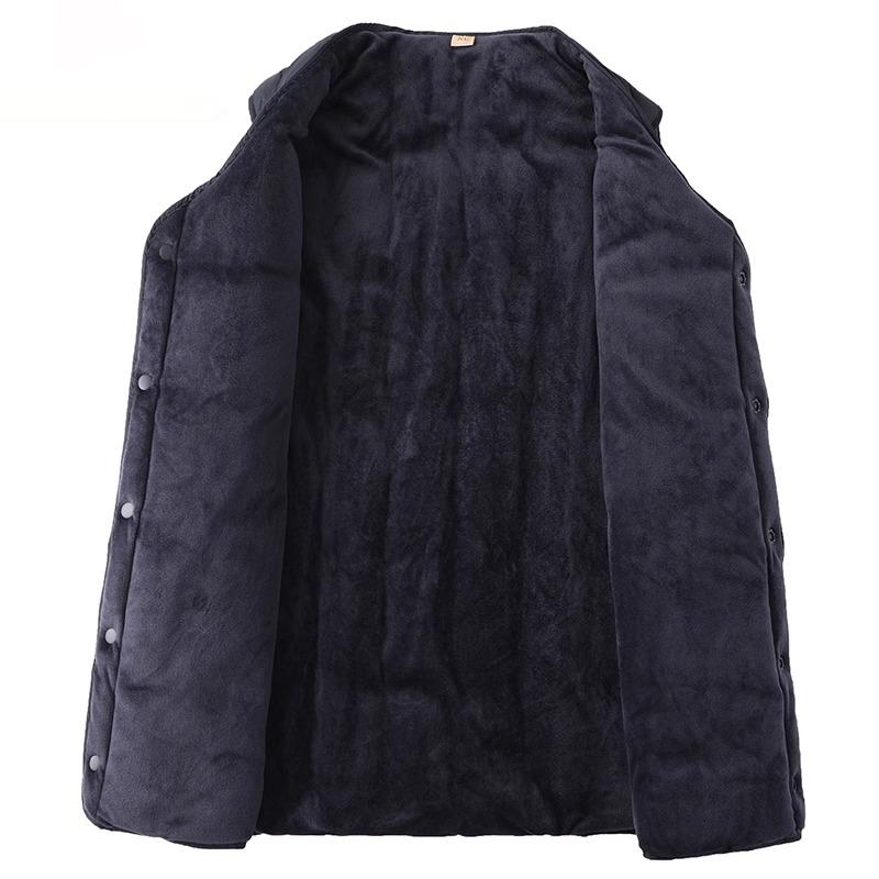 ベスト 男性用 フリース 裏起毛 あったか 防寒 チョッキ ゆったり 普段使い 4XL 5XL 大きいサイズ ネイビー ブラック カーキ