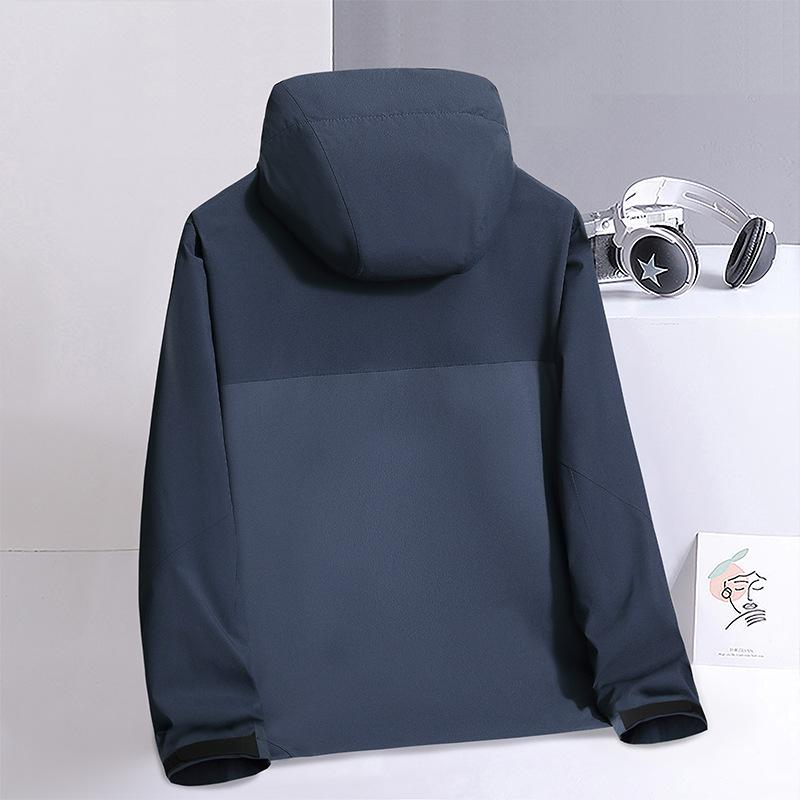 マウンテンパーカー メンズ 防水 防風 ジャケット アウトドア 登山服 撥水 薄手 ジャンパー ブルゾン スポーツウェア キャンプ 秋 M L XL 2XL 3XL 4XL 5XL 6XL(x2)