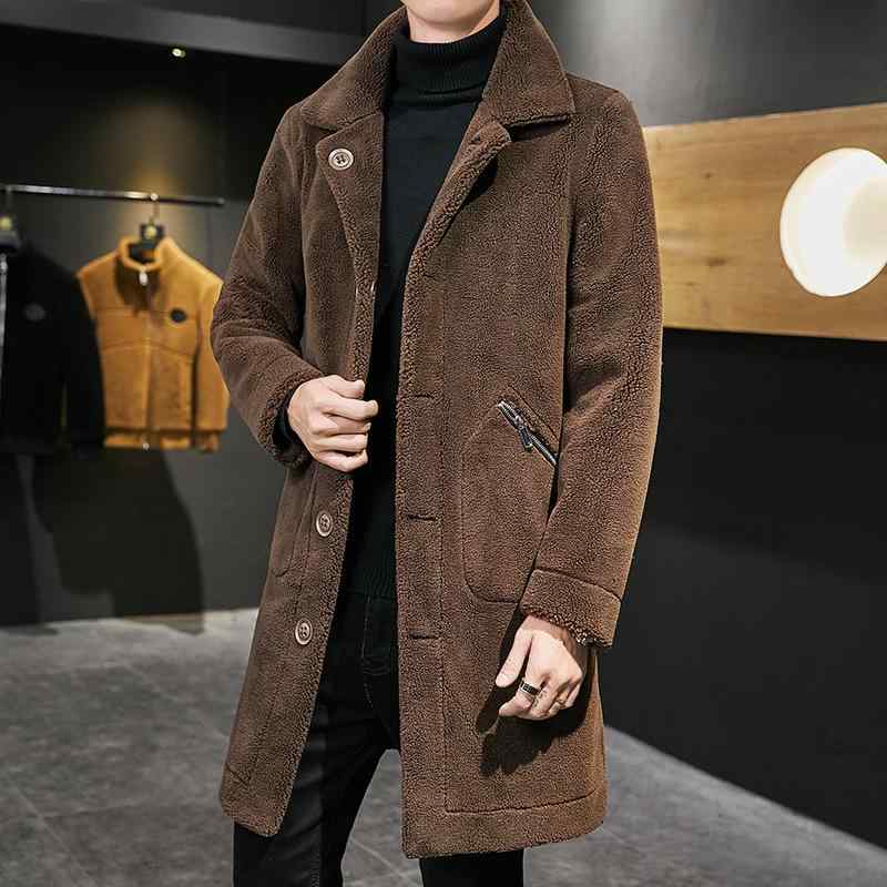 コート メンズ 男性用 秋冬 ミドル丈 ダブルフェイス ウールコート ボアライナー付き ビジネス カジュアル 焦糖色 カーキ 暗夜緑 ブラック
