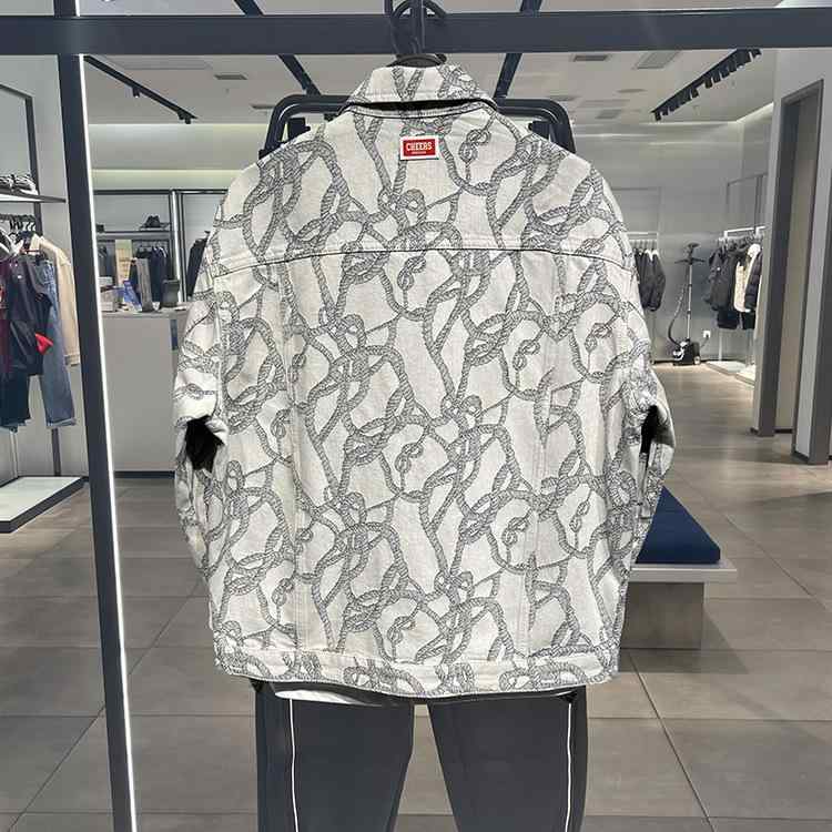 ジャケット 男性用 デニム ウォッシュ加工 レギュラーカラー コットン 耐摩耗 春物 カジュアル スプリングジャケット