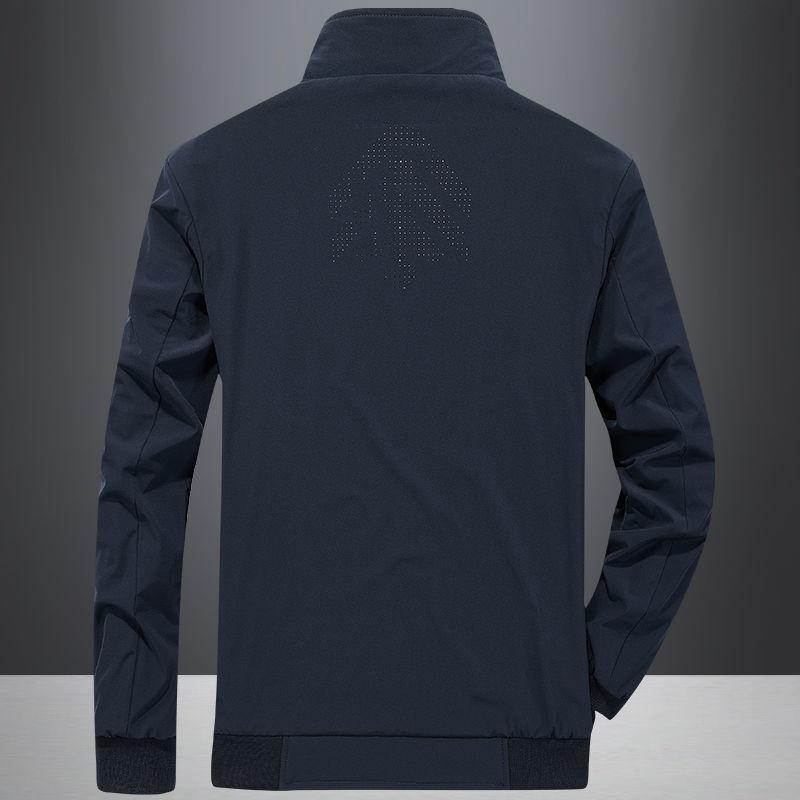 上衣 成人男性用 上衣 年月 立襟 リヴァーシブル 心地よい 普段使い走り 今めかしい 黒いこと 墨藍