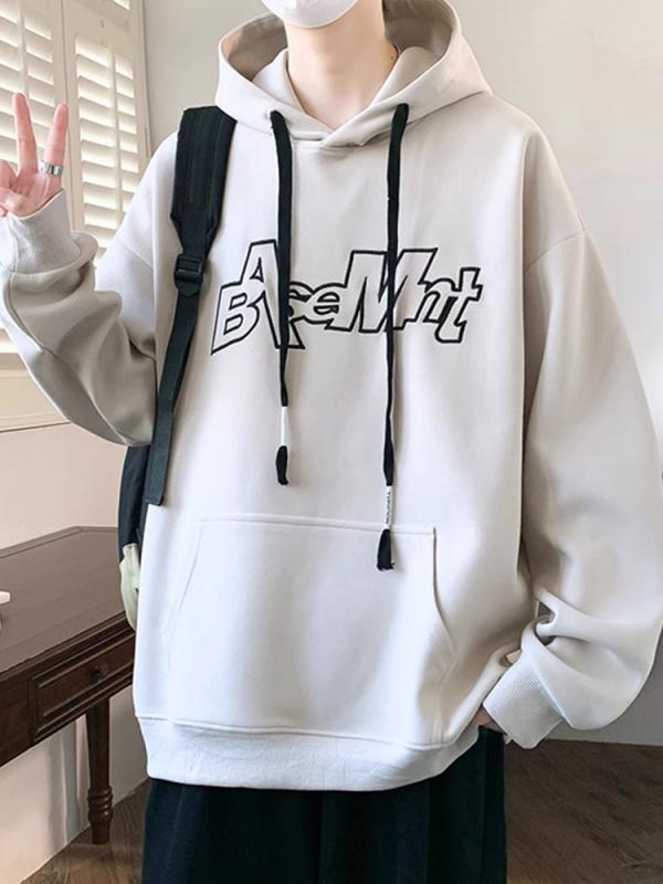 パーカー メンズ 長袖 ティーシャツ ボンネット付き添い人 トップス ライトアウター 薄っぺら 刺しゅう 年月 心地よい スポーティー お部屋お召しもの お部屋着 ベージュ 黒いこと 黒 緑であること