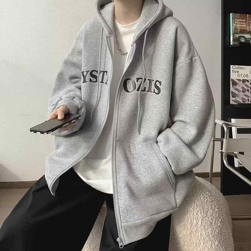 パーカー メンズ ジップアップ スウェット ブルゾン 春秋 薄手 裏起毛 スポーツ ウェア 配色 ポリエステル ブラック グレー ホワイト スポーティ カジュアル(x2)