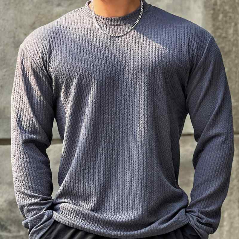 Tシャツ メンズ 男性用 長袖 ストライプ柄 トレーニングウェア トップス ストレッチ 伸縮性 普段使い 部屋着 ブラック グレー ホワイト 黄緑 褐色