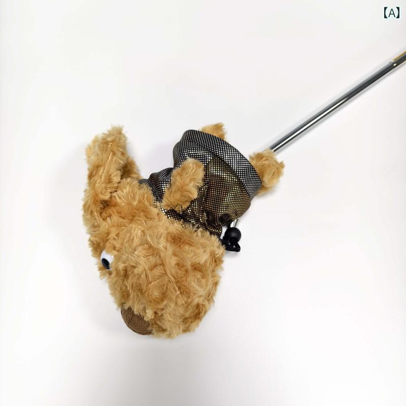 かわいい ぬいぐるみ ロング ドッグ ゴルフ クラブ カバー ヘッド チキン ドラムスティック UT ハイブリッド ユニセックス