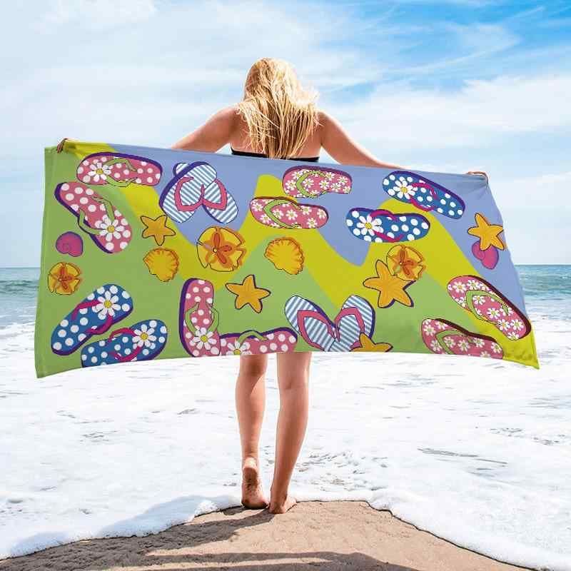 ビーチタオル 極細繊維 デジタルプリント 吸水速乾 スポーツタオル ホテル 浴巾 75cmx35cm 100cmx30cm 110cmx40cm 140cmx70cm 180cmx80cm ポリエステル(x2)